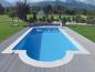 Preview: Kalifornia für Pool 8,0 x 4,0 m (mit Poolumrandung & Römertreppe)